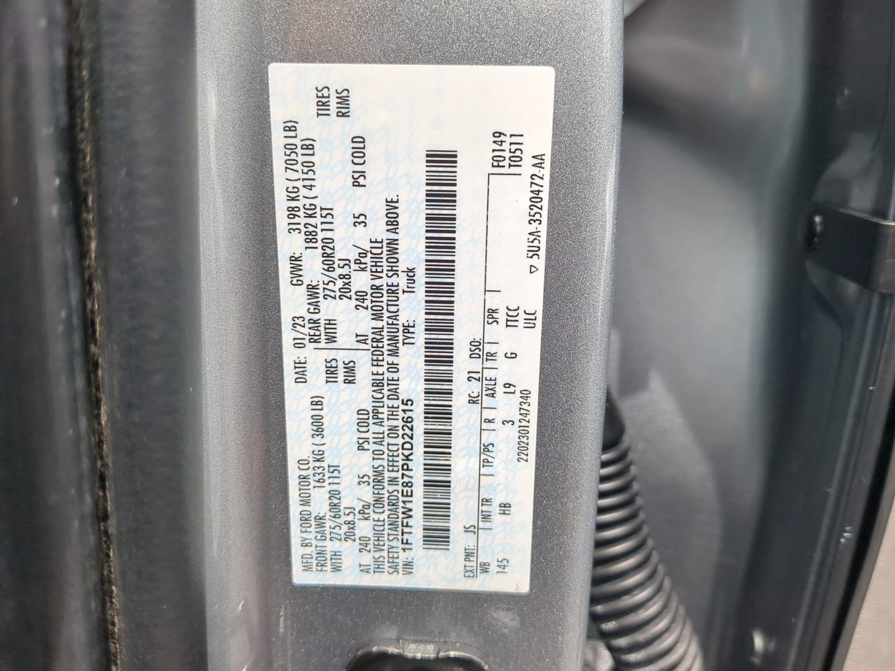 Certified 2023 Ford F150 Lariat w/ Equipment Group 502A High AWD/4WD image 29