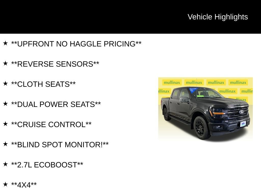 Certified 2024 Ford F150 XLT w/ Equipment Group 302A MID image 8