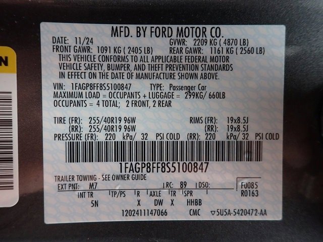 Certified 2025 Ford Mustang GT Premium image 20