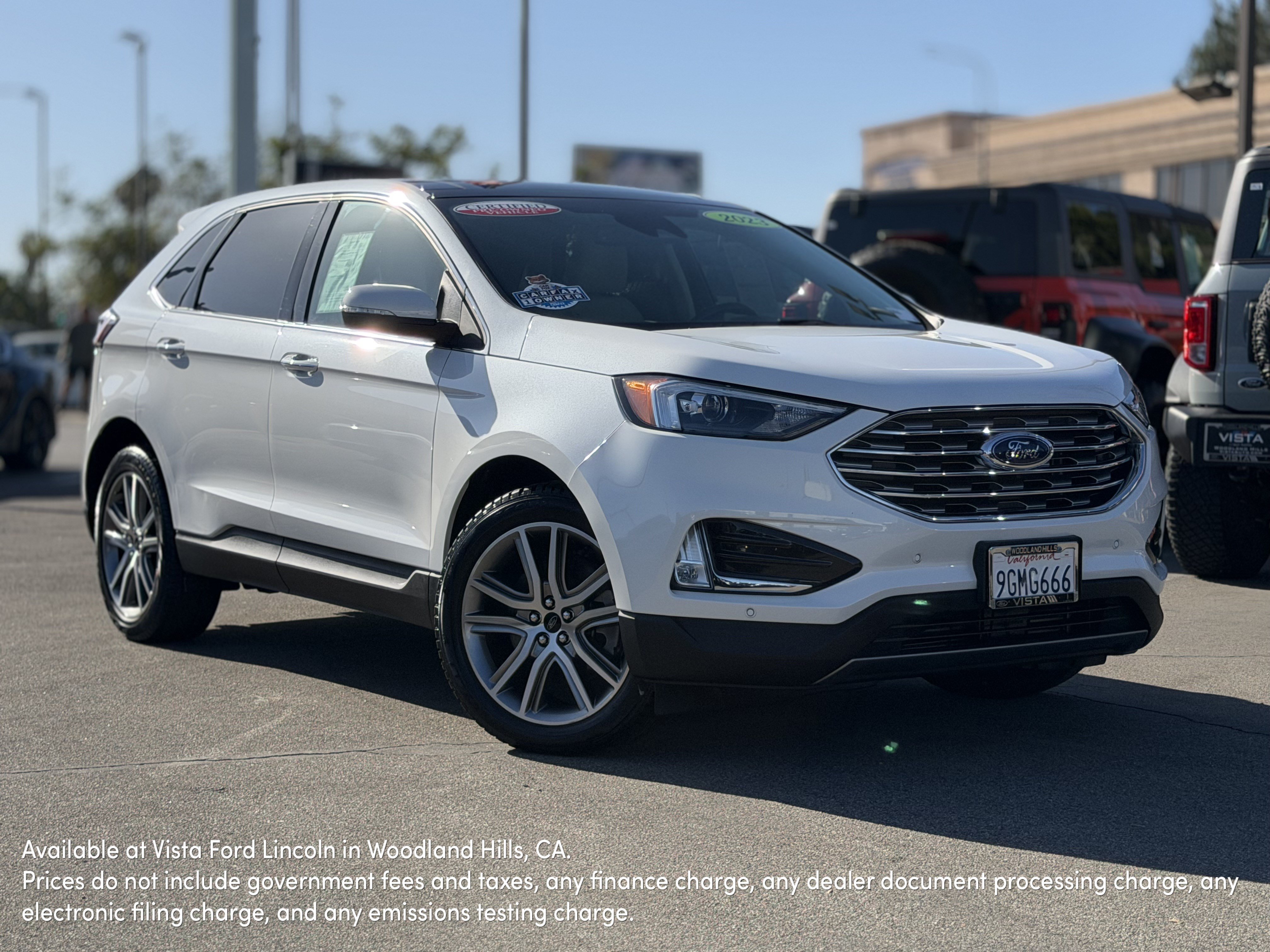 Certified 2023 Ford Edge Titanium w/ Class II Trailer Tow Package AWD/4WD image 1
