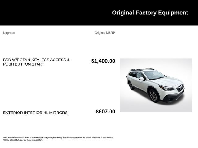 Used 2021 Subaru Outback Premium AWD/4WD image 9