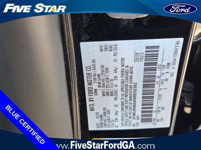 Certified 2022 Ford Bronco Sport Big Bend w/ Convenience Package AWD/4WD image 6