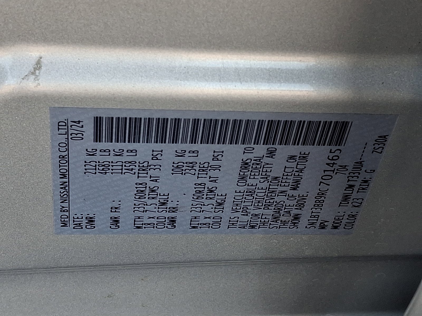 Used 2024 Nissan Rogue SV AWD/4WD image 26