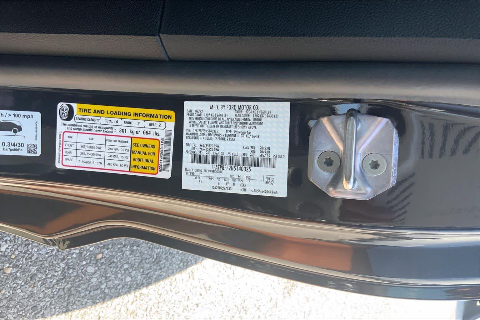 Certified 2022 Ford Mustang GT Premium w/ Equipment Group 401A RWD image 32