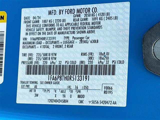 Certified 2024 Ford Mustang Premium RWD image 32