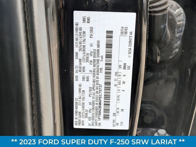Certified 2023 Ford F250 Lariat w/ Chrome Package image 41