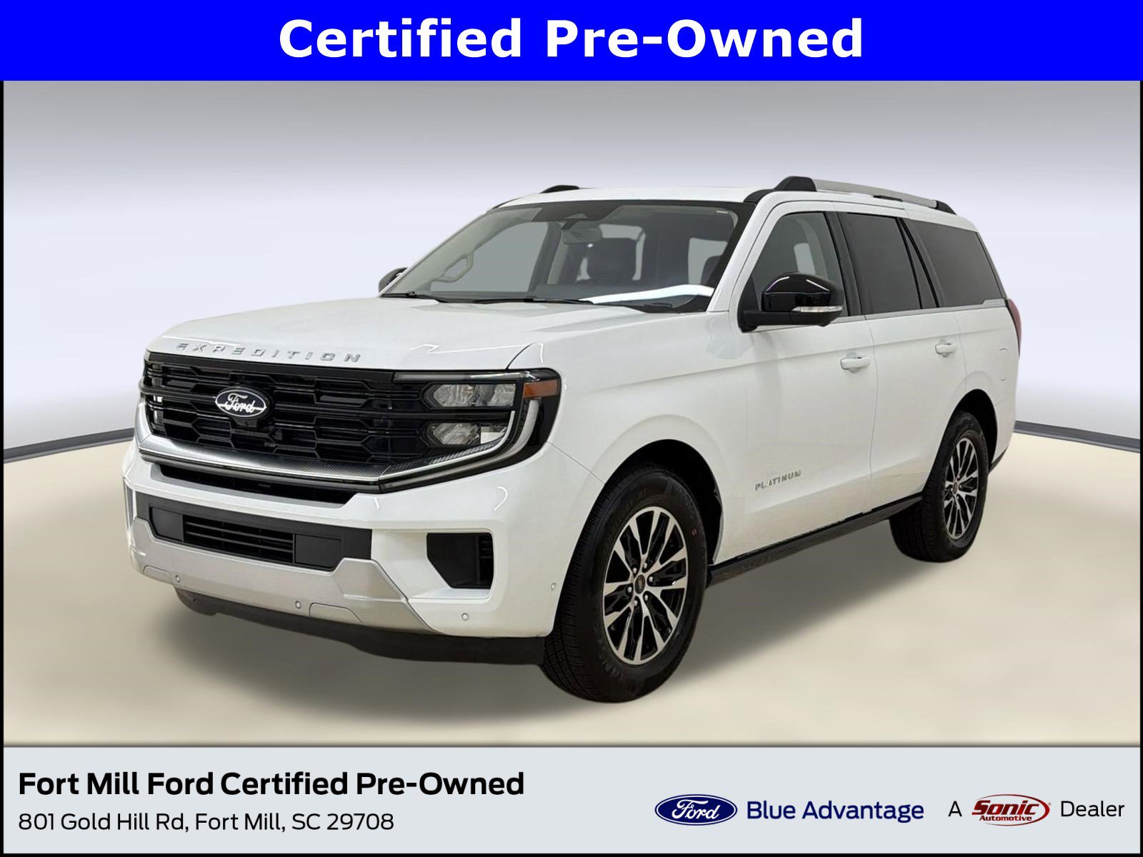 Certified 2025 Ford Expedition Platinum AWD/4WD image 1