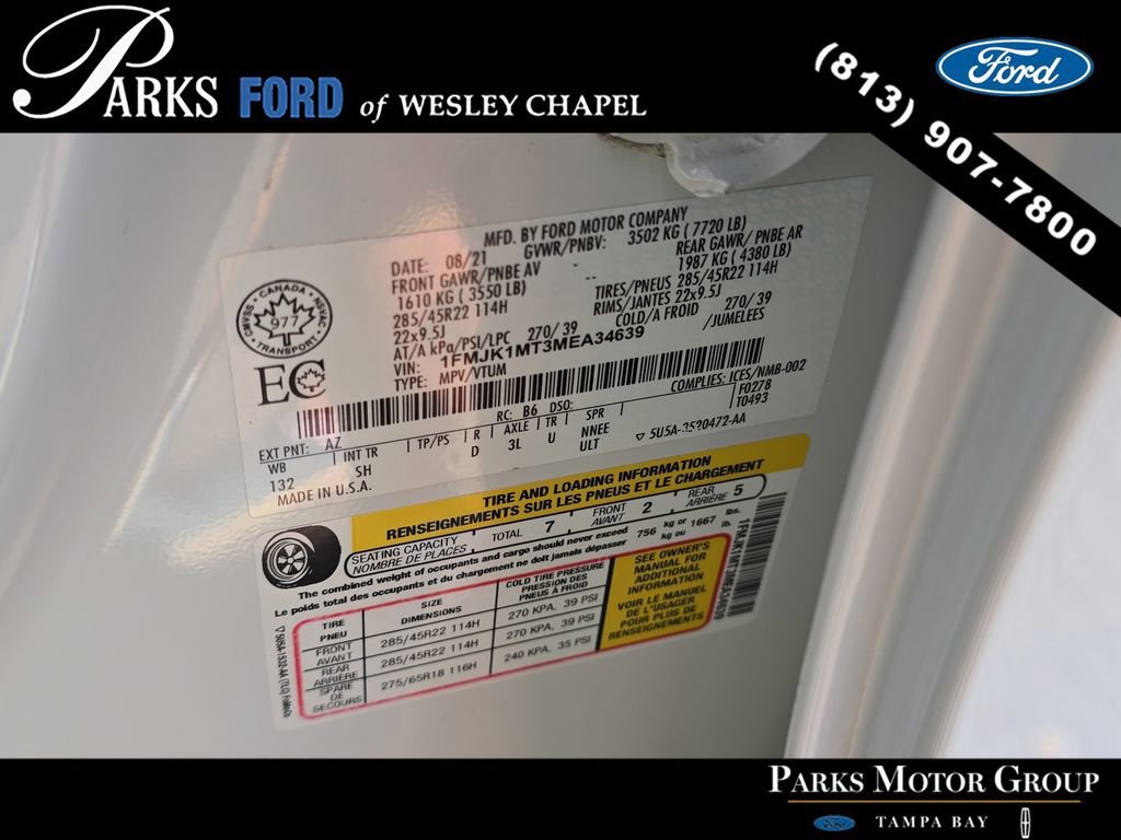 Certified 2021 Ford Expedition Max Platinum image 36