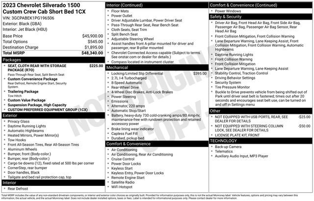 Used 2023 Chevrolet Silverado 1500 Custom image 9