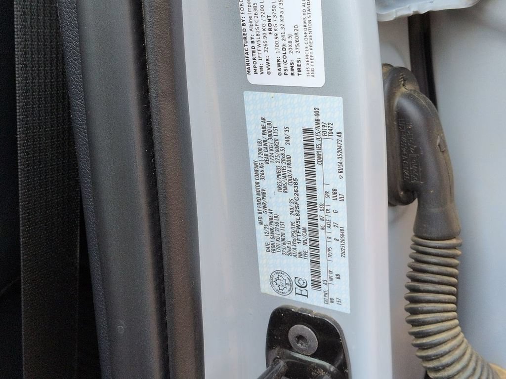 Certified 2025 Ford F150 Lariat w/ Equipment Group 502A High AWD/4WD image 35