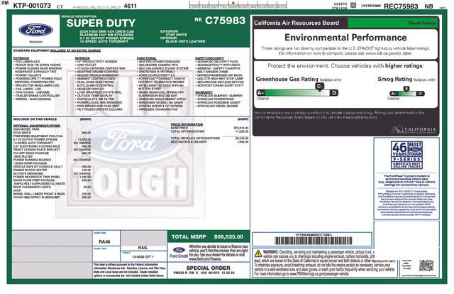 Certified 2024 Ford F350 Platinum w/ FX4 Off-Road Package image 40