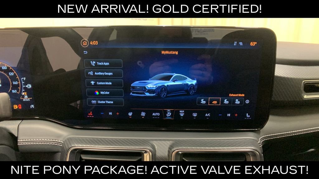Certified 2025 Ford Mustang GT Premium w/ Mustang Nite Pony Package RWD image 29