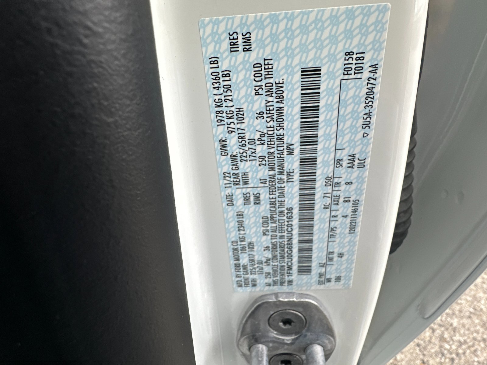 Certified 2022 Ford Escape SE image 29