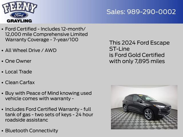 Certified 2024 Ford Escape ST-Line AWD/4WD image 5