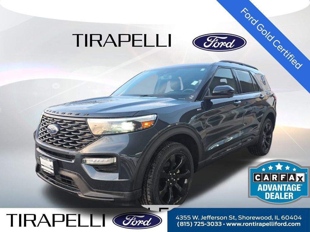 Certified 2023 Ford Explorer ST-Line w/ Class IV Trailer Tow Package AWD/4WD 360° Tour