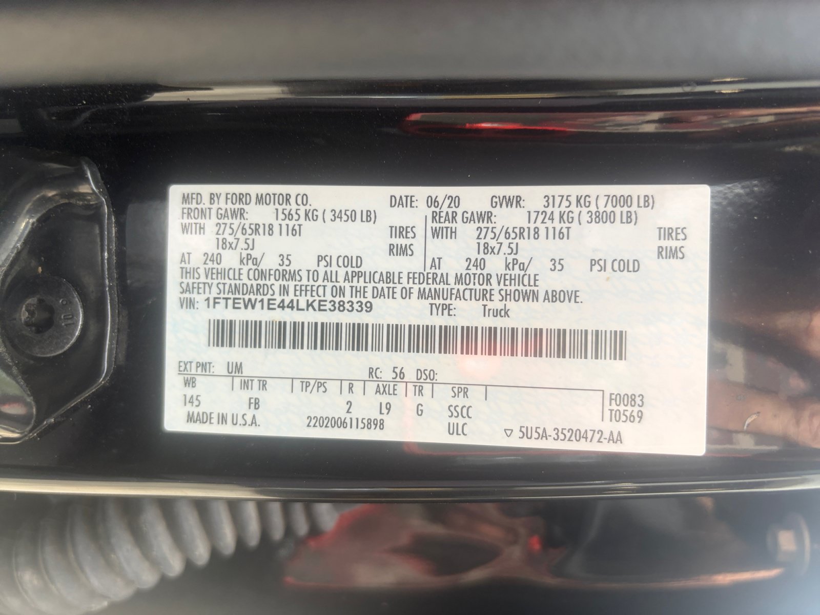Certified 2020 Ford F150 XLT w/ Equipment Group 302A Luxury AWD/4WD image 32