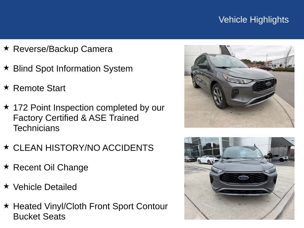 Certified 2024 Ford Escape ST-Line w/ Equipment Group 301A image 30