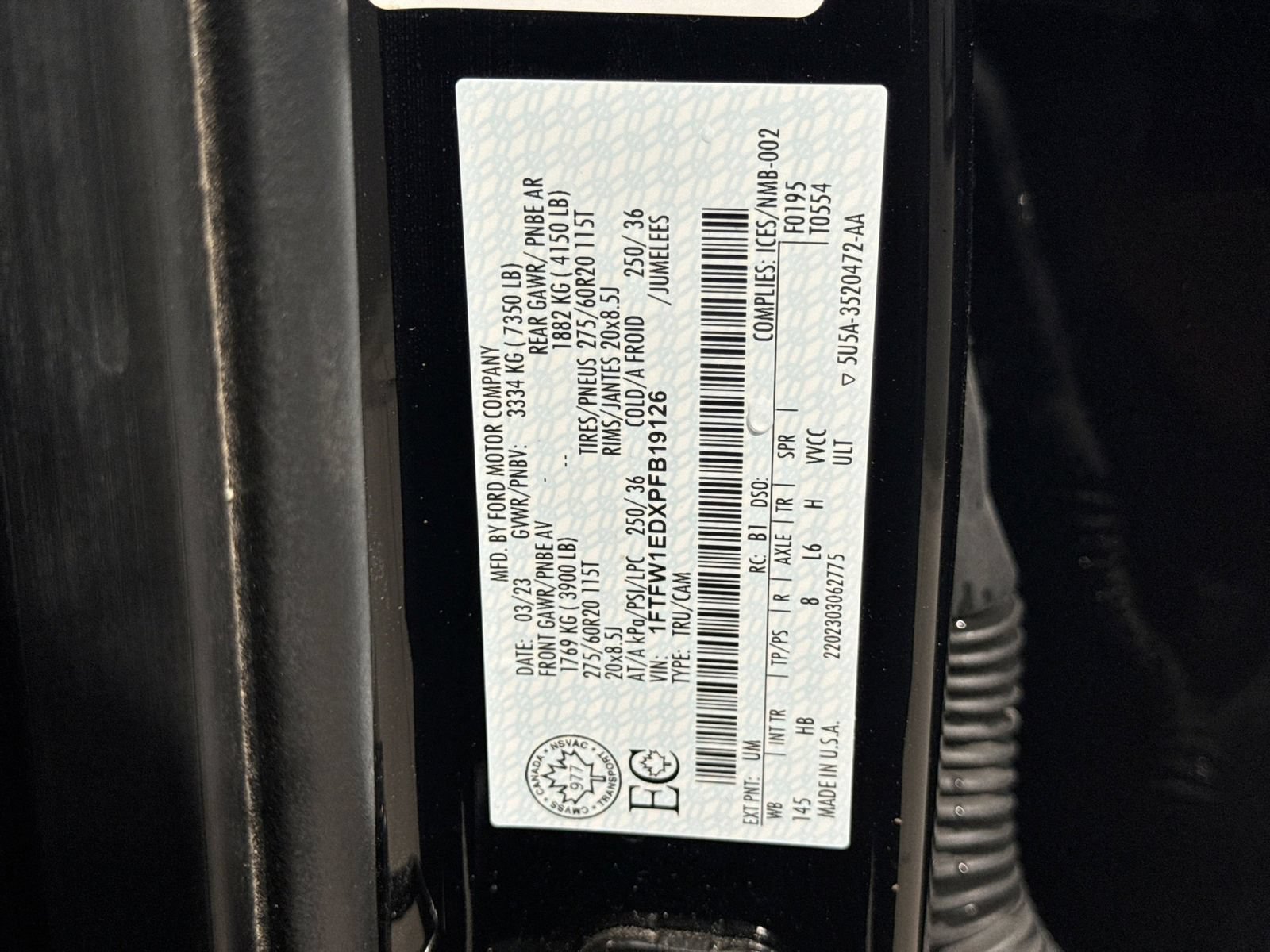 Certified 2023 Ford F150 Lariat w/ Equipment Group 502A High AWD/4WD image 43