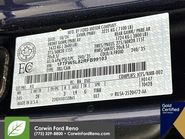 Certified 2024 Ford F150 Lariat AWD/4WD image 38
