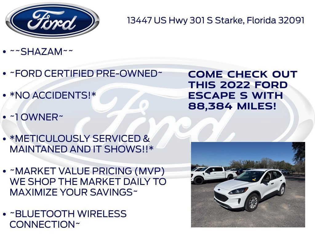 Certified 2022 Ford Escape S image 9