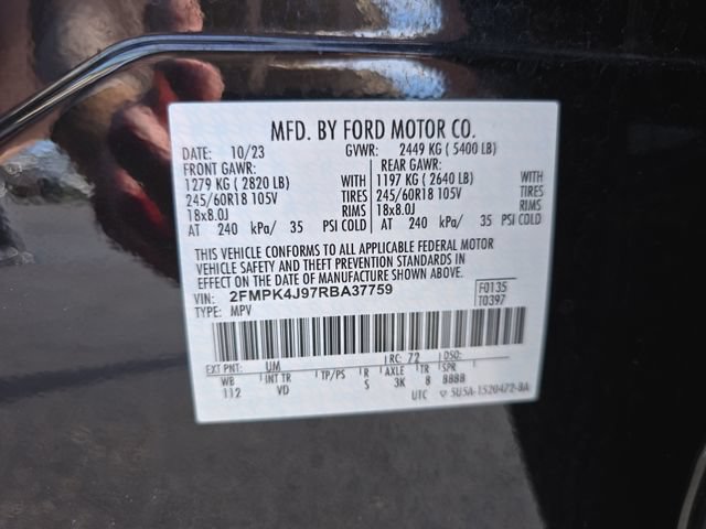 Certified 2024 Ford Edge SEL AWD/4WD image 28