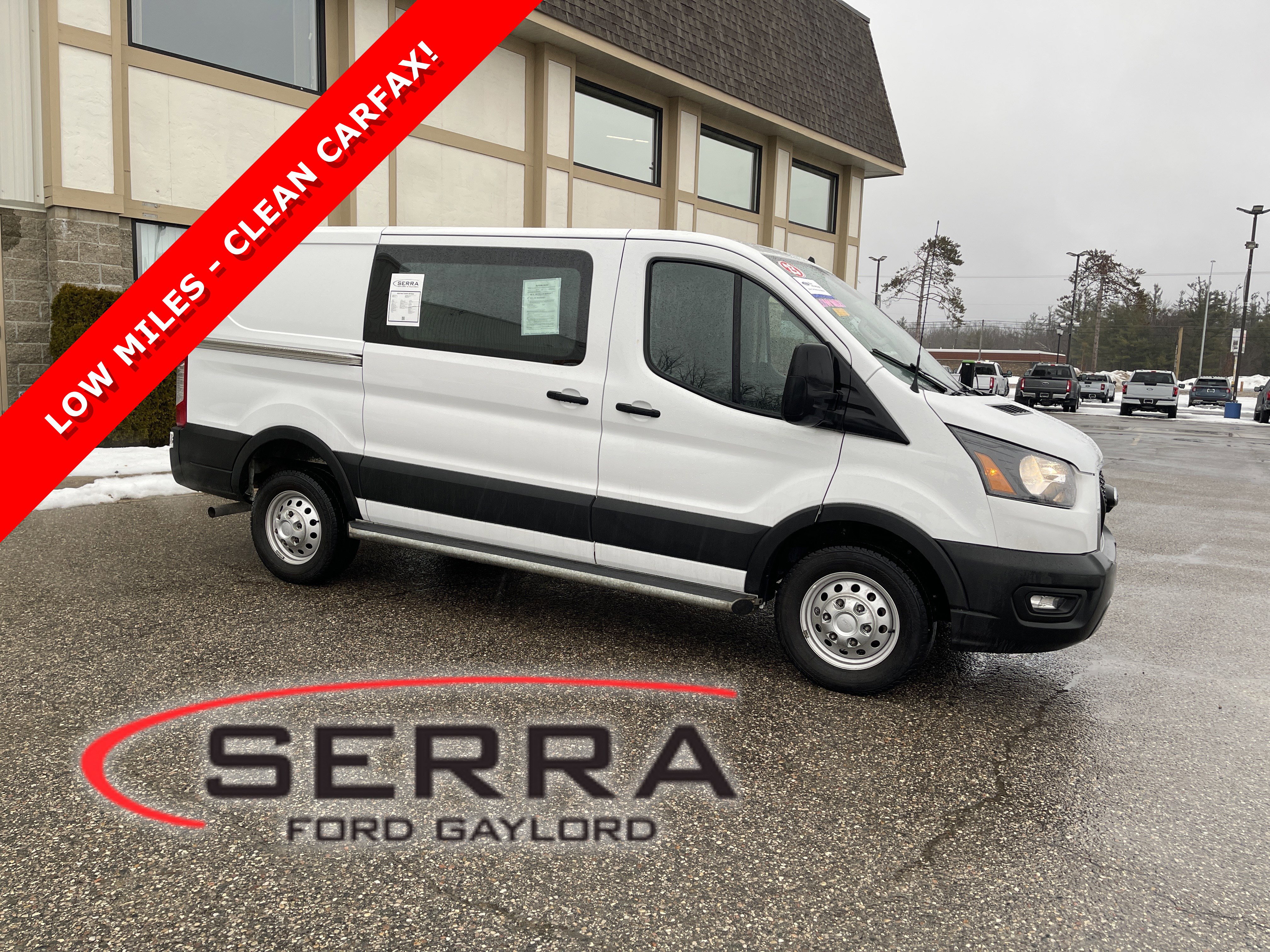 Certified 2023 Ford Transit 250 Low Roof AWD w/ Exterior Upgrade Package image 1