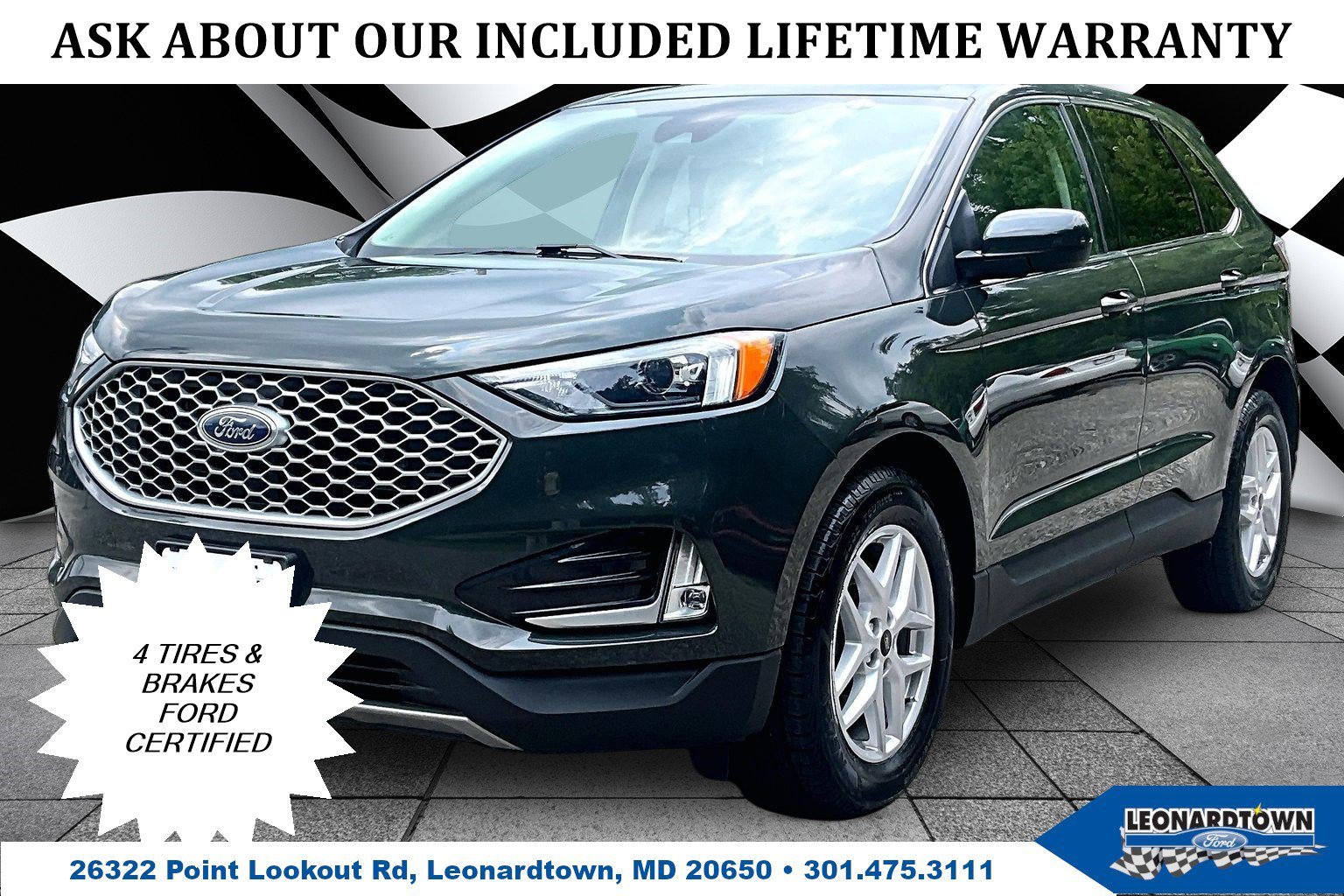 Certified 2023 Ford Edge SEL w/ Convenience Package