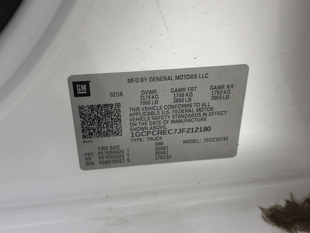 Used 2018 Chevrolet Silverado 1500 LT w/ Texas Edition image 9