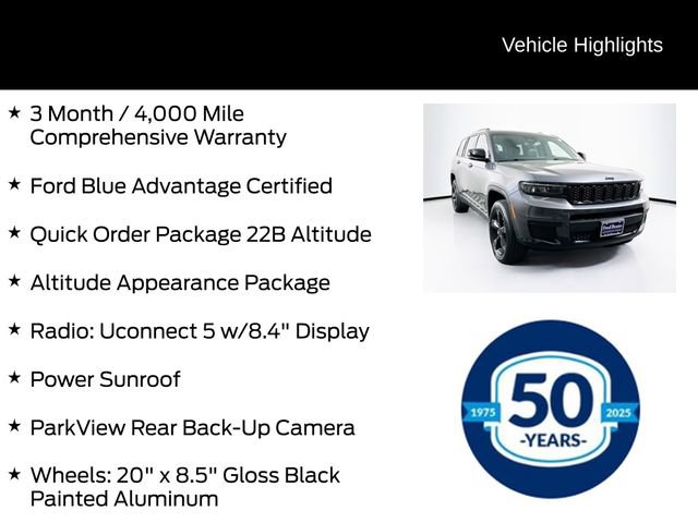 Used 2022 Jeep Grand Cherokee L Laredo AWD/4WD image 6