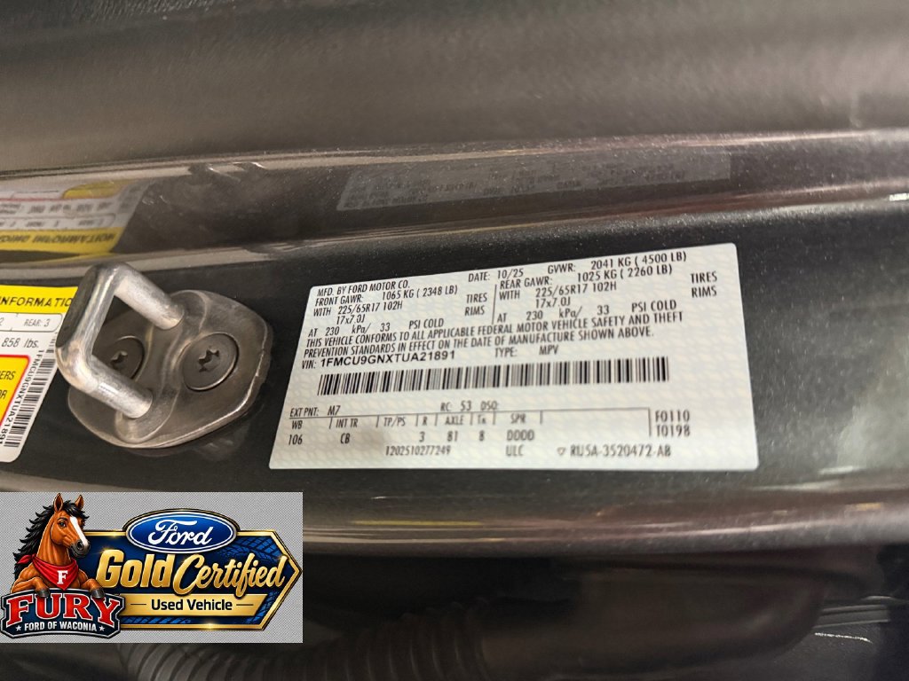 Certified 2026 Ford Escape Active w/ Cold Weather Package AWD/4WD image 27