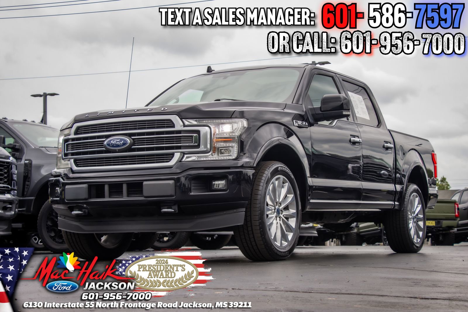 Certified 2019 Ford F150 Limited w/ Trailer Tow Package AWD/4WD image 4