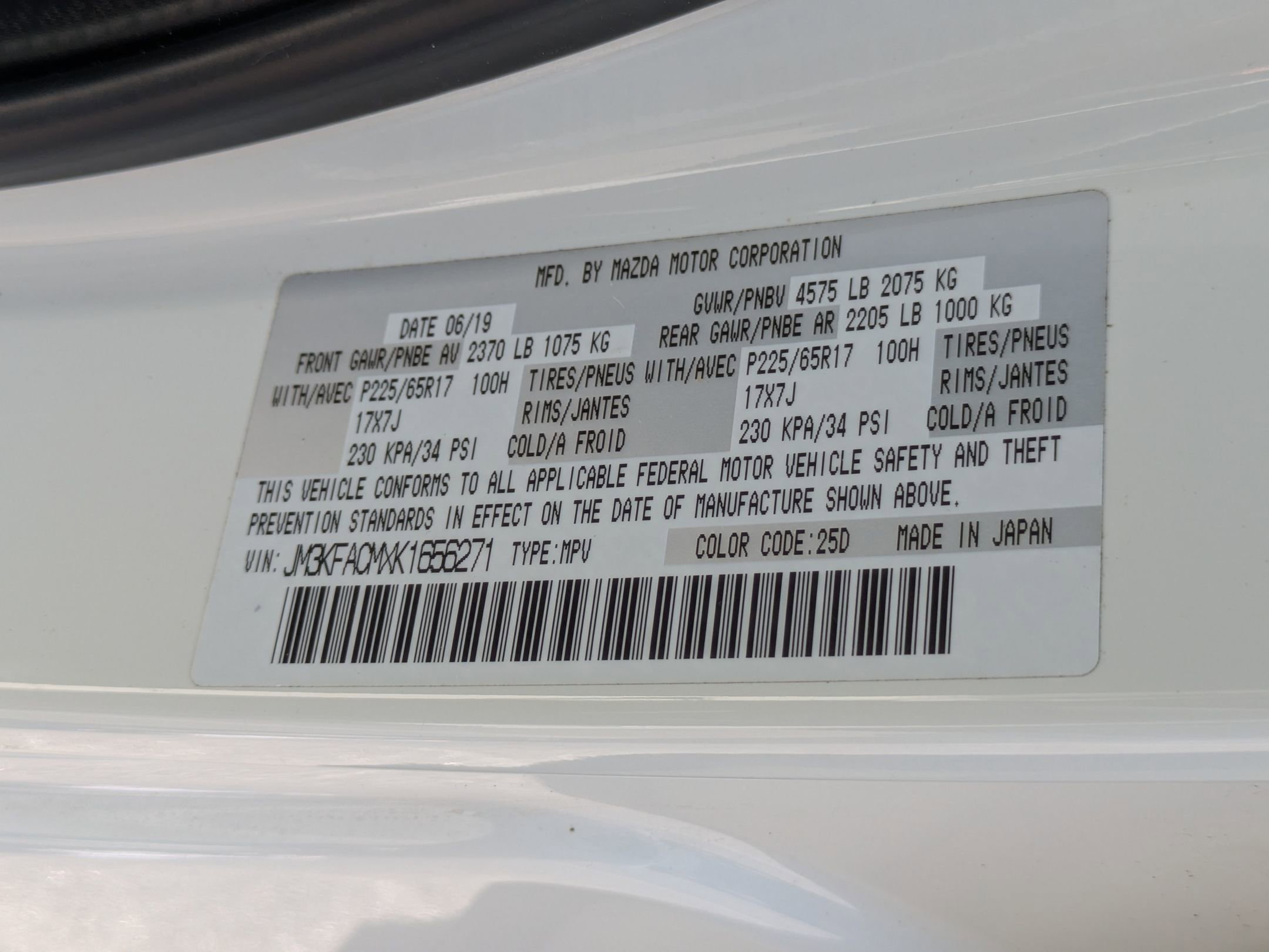 Used 2019 MAZDA CX-5 Touring FWD image 38