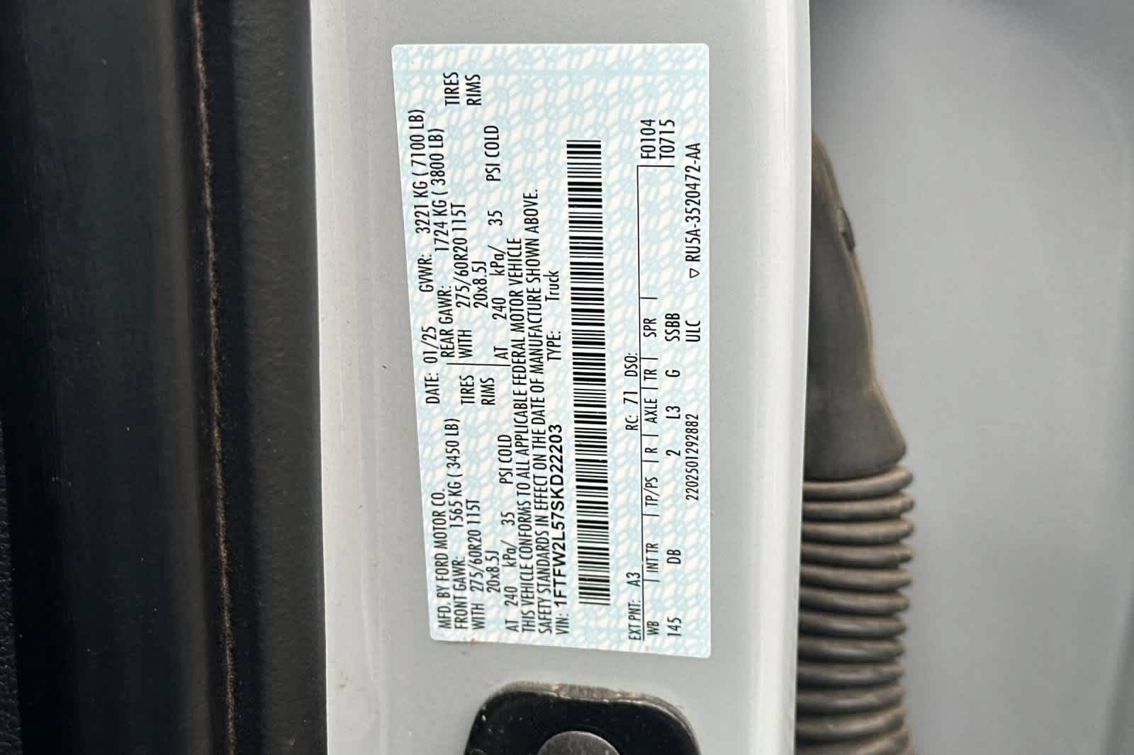 Certified 2025 Ford F150 STX w/ Equipment Group 200A AWD/4WD image 27