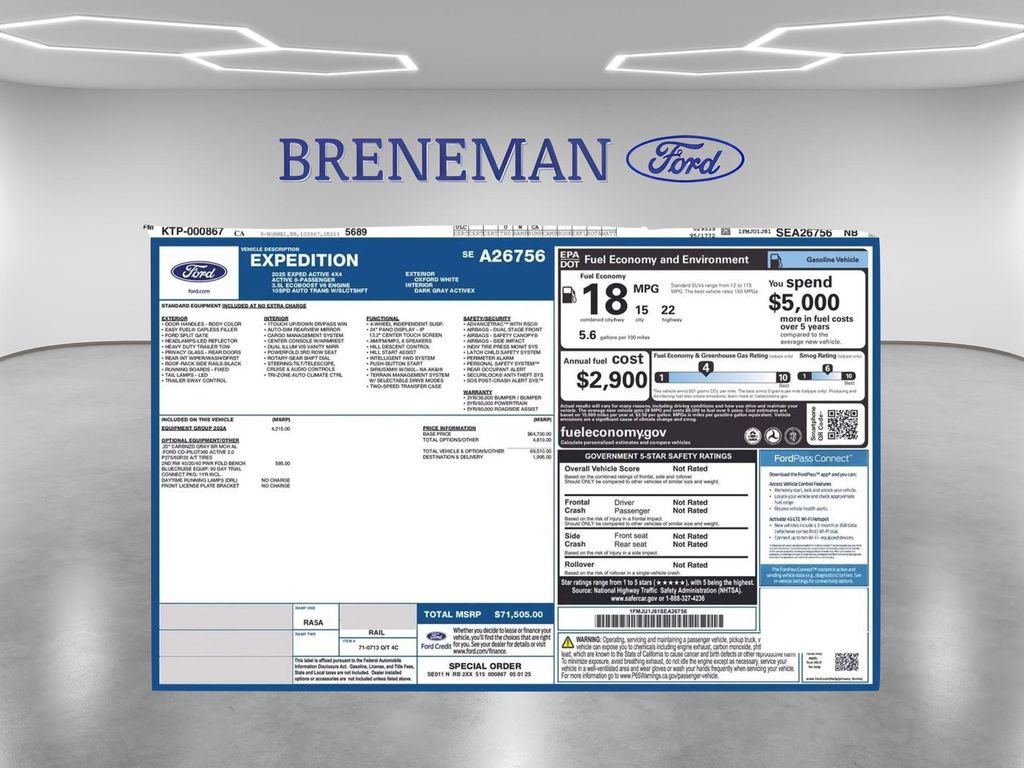 Certified 2025 Ford Expedition Active AWD/4WD image 2
