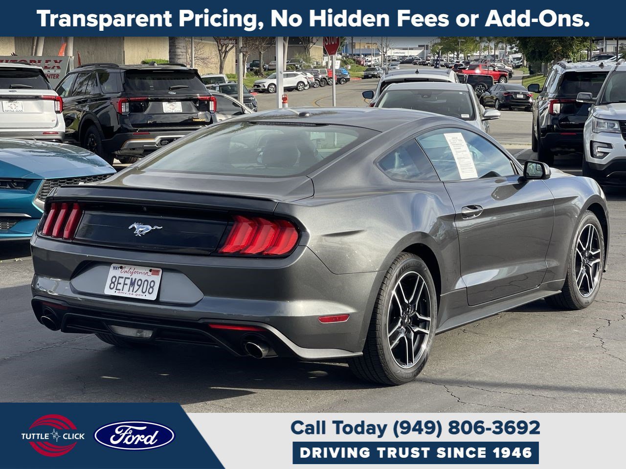 Certified 2018 Ford Mustang EcoBoost w/ Equipment Group 101A image 5