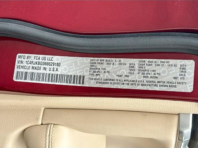 Used 2022 Jeep Grand Cherokee L Limited AWD/4WD image 25