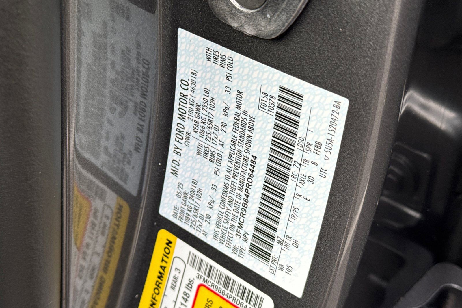 Certified 2023 Ford Bronco Sport Big Bend AWD/4WD image 23