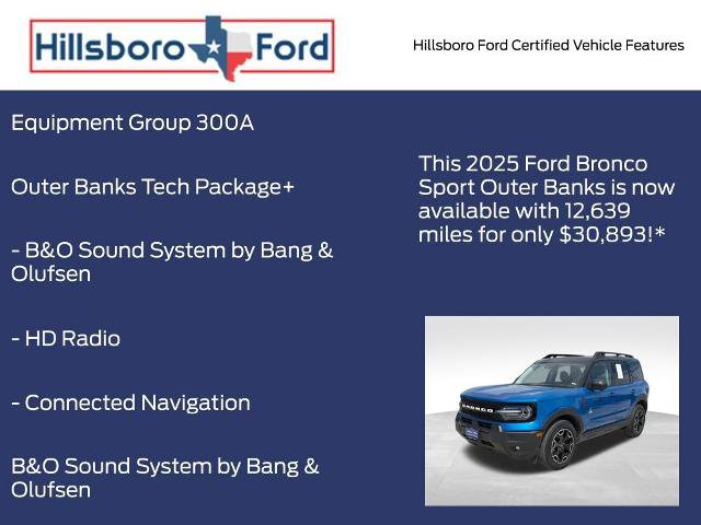 Certified 2025 Ford Bronco Sport Outer Banks w/ Outer Banks Tech Package+ AWD/4WD image 5