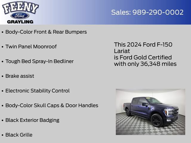 Certified 2024 Ford F150 Lariat AWD/4WD image 17