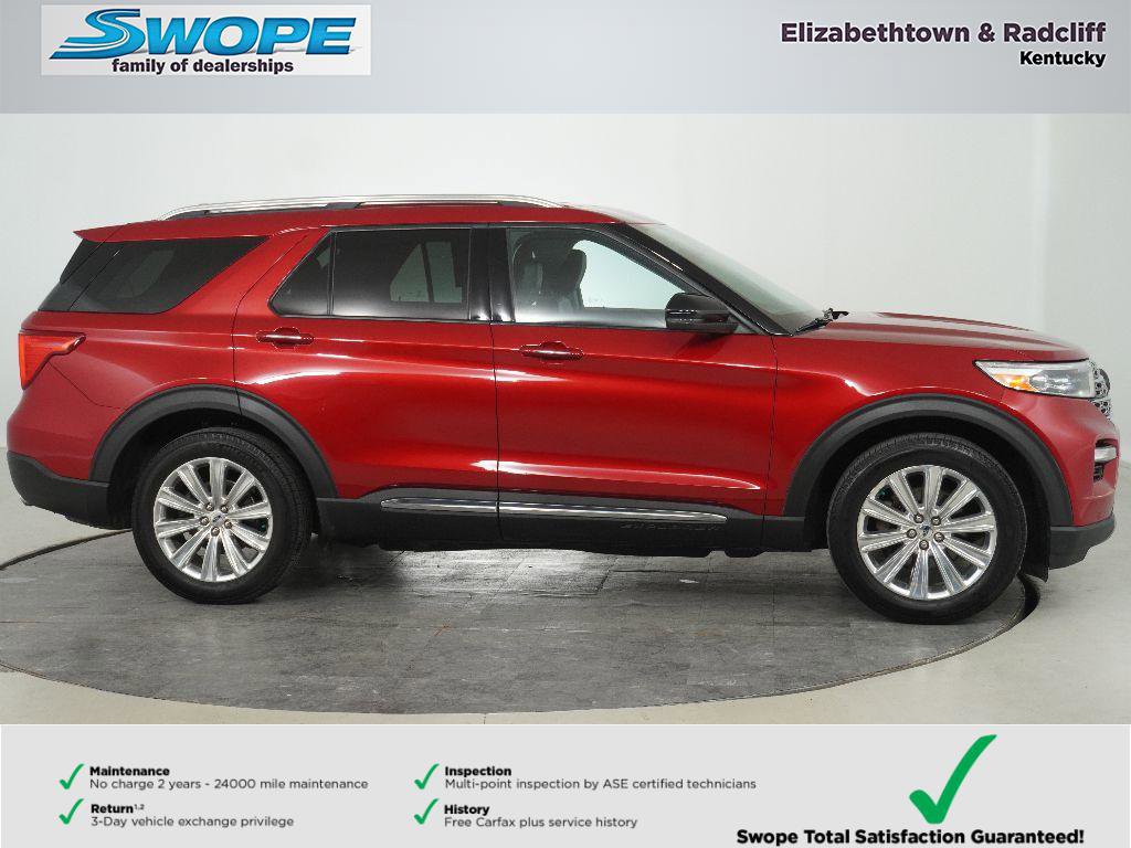Certified 2021 Ford Explorer Limited w/ Equipment Group 301A image 2