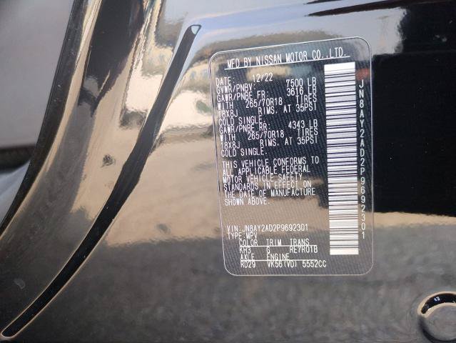 Used 2023 Nissan Armada SV w/ Cargo Package AWD/4WD image 27