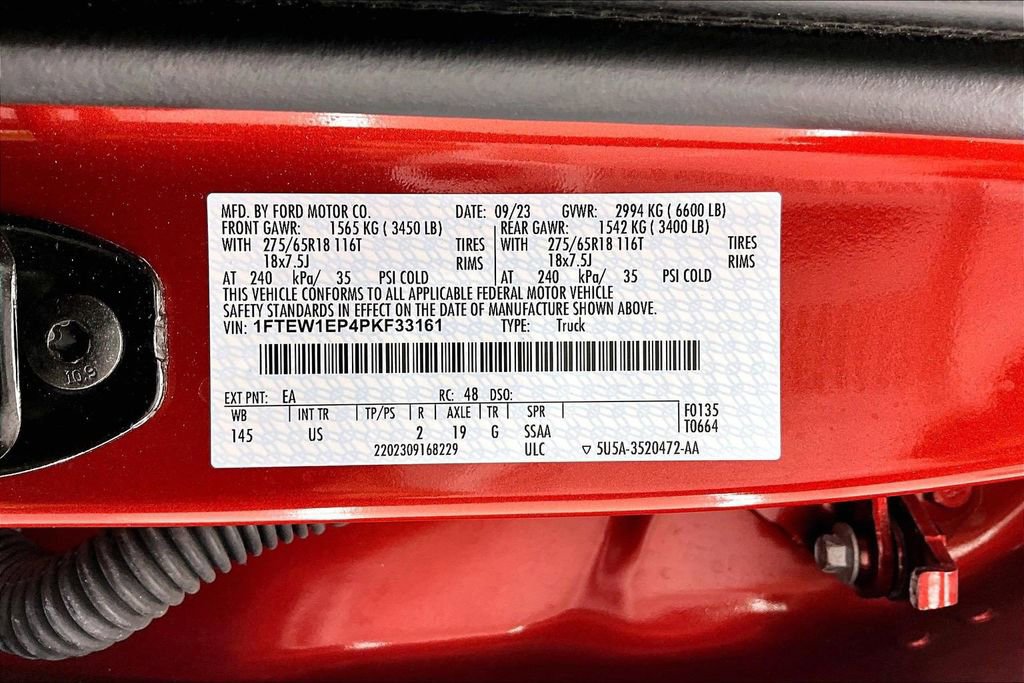 Certified 2023 Ford F150 XLT w/ Equipment Group 302A High image 36