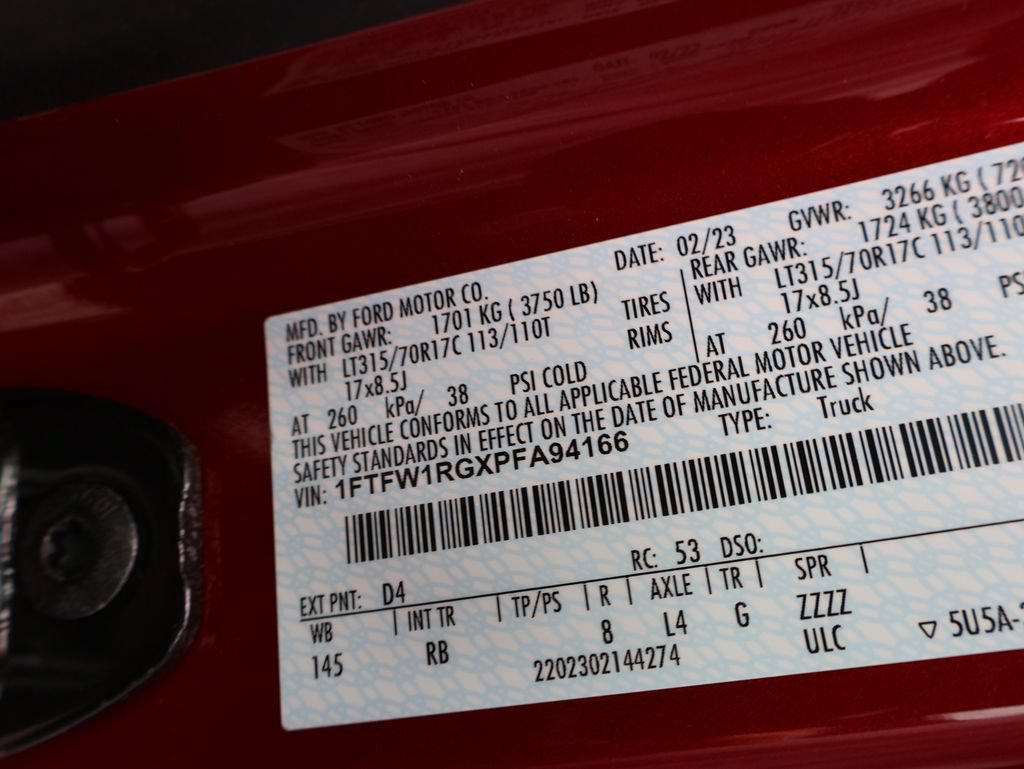 Certified 2023 Ford F150 Raptor AWD/4WD image 42