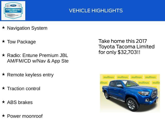 Used 2017 Toyota Tacoma Limited w/ Tow Package AWD/4WD image 18