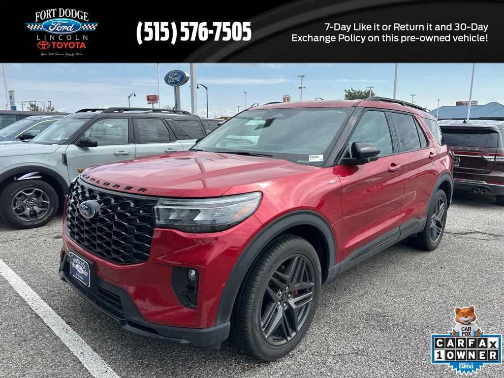 Certified 2025 Ford Explorer ST-Line w/ Premium Package AWD/4WD image 1