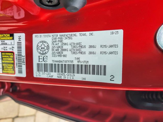 Used 2026 Toyota Sequoia Limited image 33