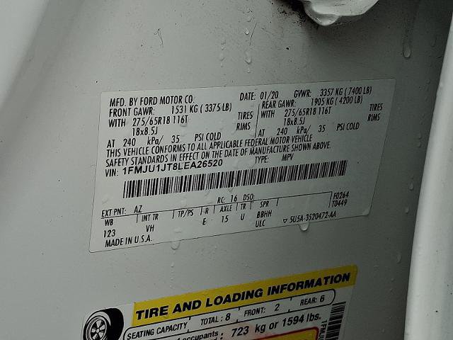 Certified 2020 Ford Expedition XLT w/ Equipment Group 202A AWD/4WD image 26