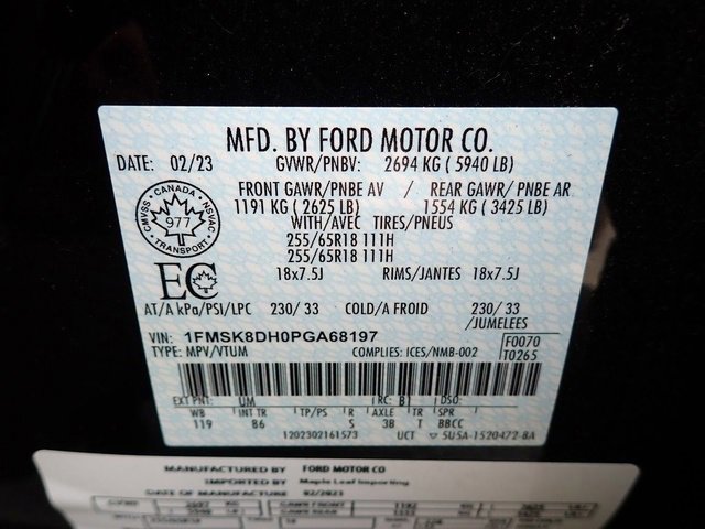 Certified 2023 Ford Explorer XLT image 21