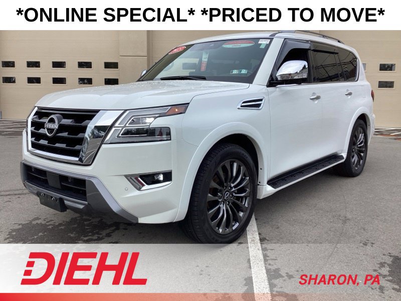 Used 2023 Nissan Armada Platinum w/ Captain's Chairs Package AWD/4WD image 3