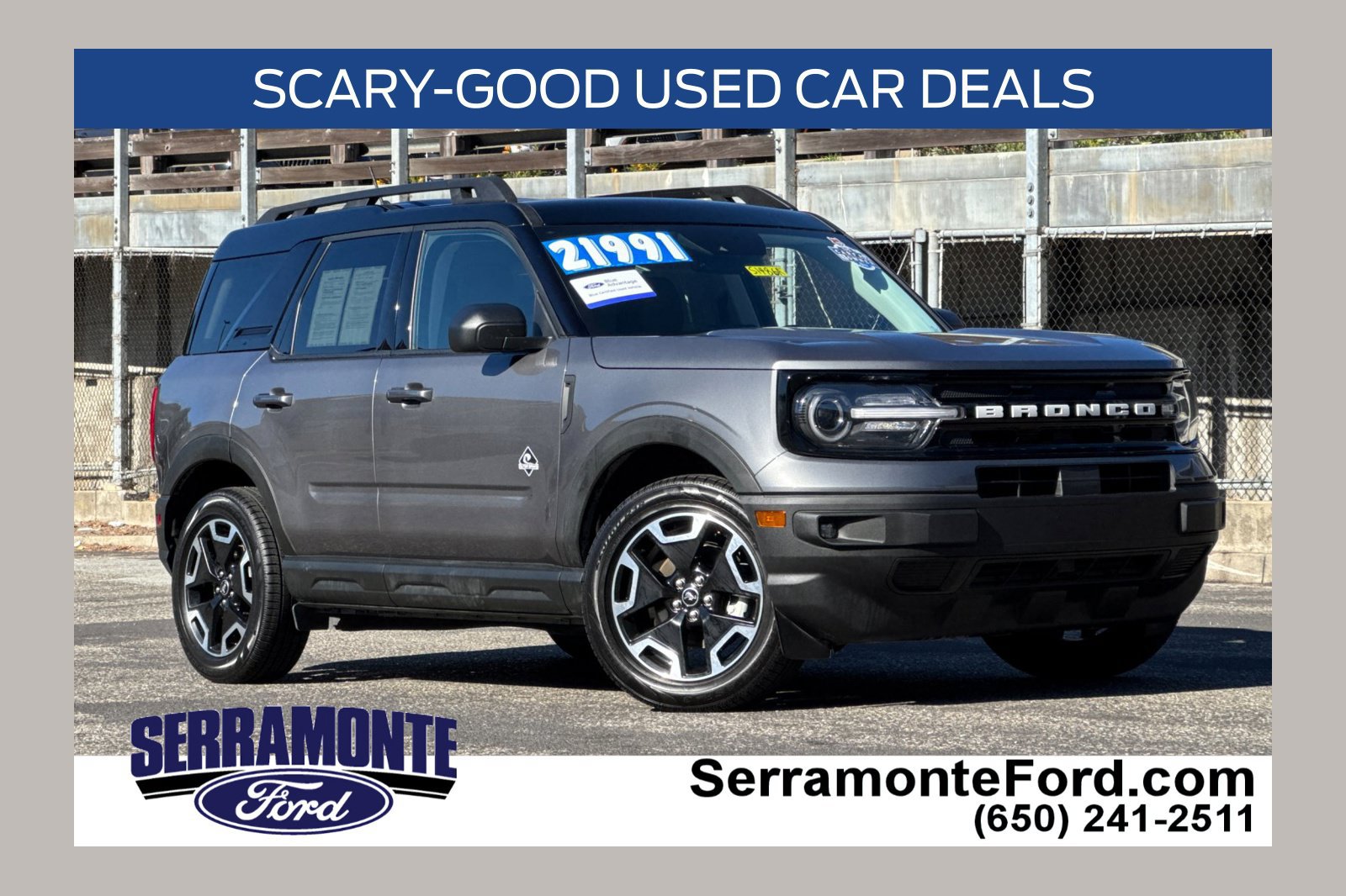 Certified 2022 Ford Bronco Sport Outer Banks w/ Tech Package